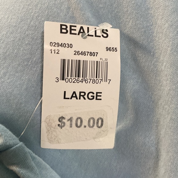 Stunner California blue short sleeved tee, size large, NWT. - Picture 8 of 9